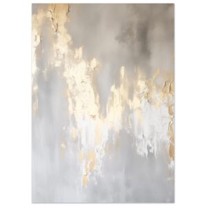 Artfulprints Poster Abstract – Golden touch – 50×70 cm – Goud