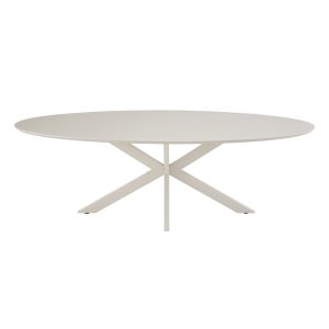DÉJA Living Eettafel Gimo – Ovaal Beige HPL – 240x100x76cm DÉJA Living Eettafel Gimo – Ovaal Beige HPL – 240x100x76cm