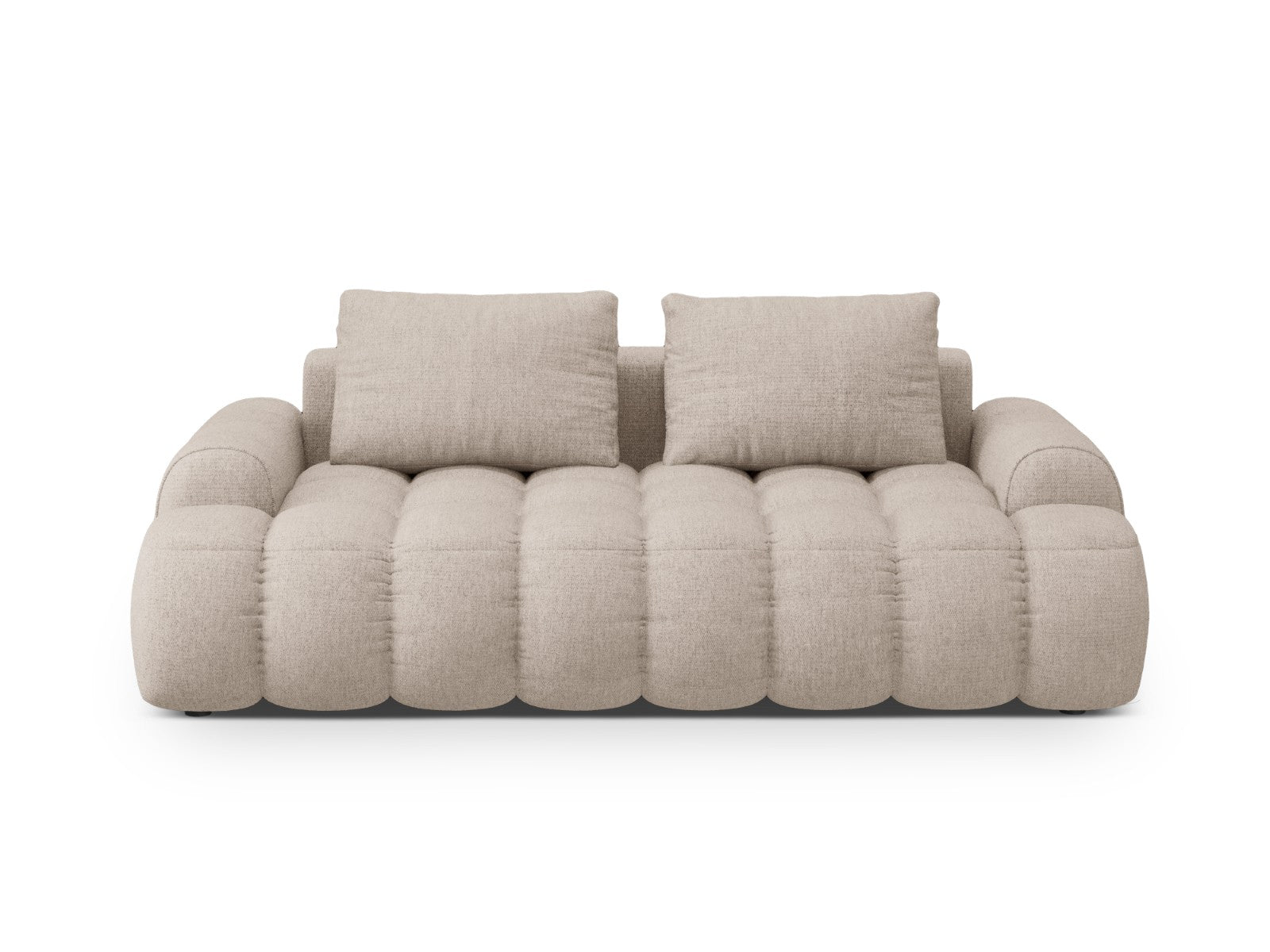 Cosmopolitan Design Bank Linz 3-zits, structurele stof zand - 100x200x
