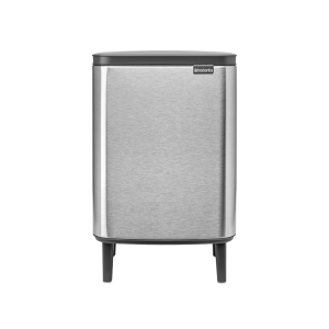 Brabantia Bo Hi afvalemmer, 12L – Matt Steel Fingerprint Proof Brabantia Bo Hi afvalemmer, 12L – Matt Steel Fingerprint Proof