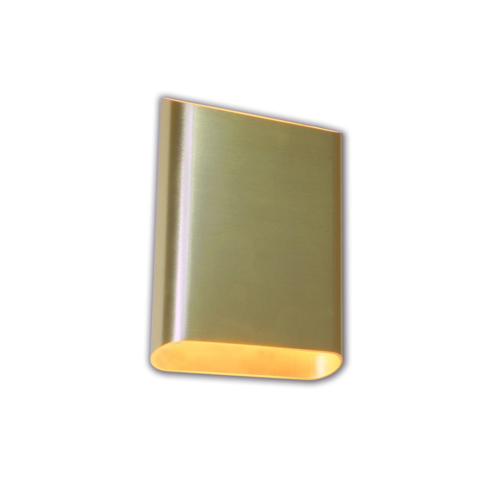 Artdelight wandlamp Diaz - 2 lichts - 4 x 20 cm - goud