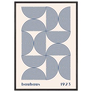 Artfulprints Poster met Lijst Bauhaus – Twisted arches 1923 – 70×100 c Artfulprints Poster met Lijst Bauhaus – Twisted arches 1923 – 70×100 c