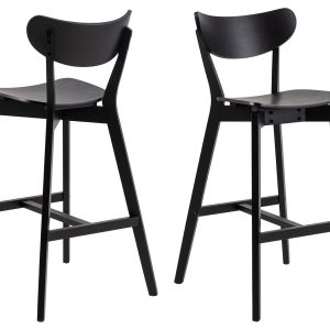 BRAM Barkruk Hamar – Set van 2 – Zwart