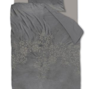 Beddinghouse Dekbedovertrek Arya – 140 x 200/220 cm – Grijs Beddinghouse Dekbedovertrek Arya – 140 x 200/220 cm – Grijs