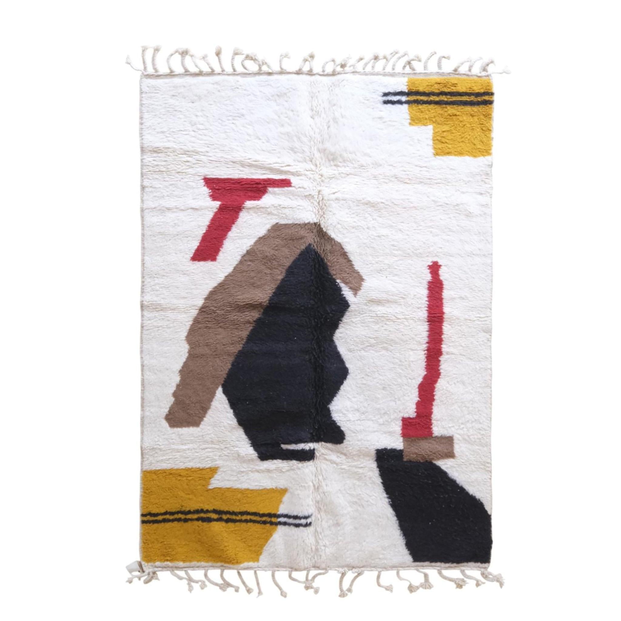 AFK Living vloerkleed Berber - handgemaakt - Wol - 191 x 271 cm