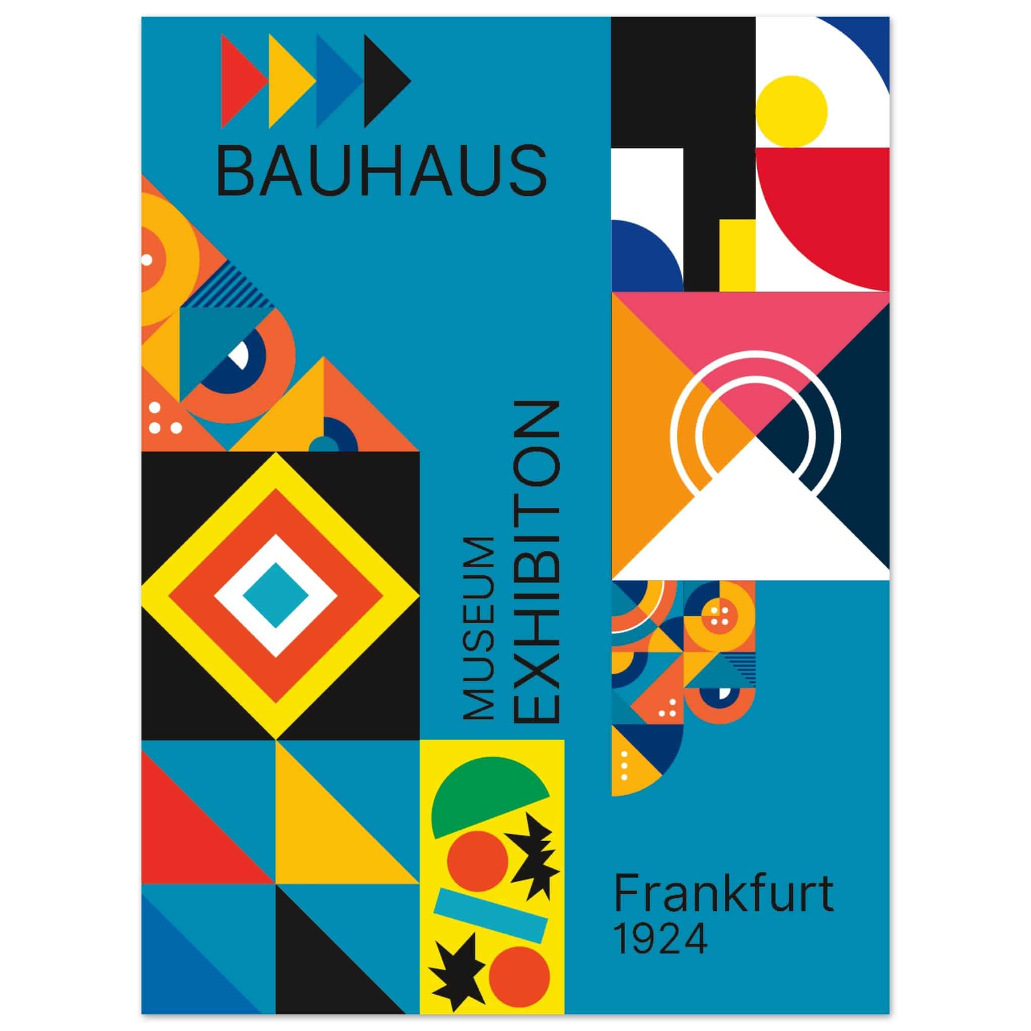 Artfulprints Poster Bauhaus - Museum exhibition frankfurt - 30x40 cm -