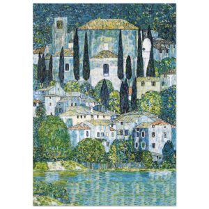 Artfulprints Poster Gustav Klimt – Church in Cassone – A4 21×29.7 cm – Artfulprints Poster Gustav Klimt – Church in Cassone – A4 21×29.7 cm –