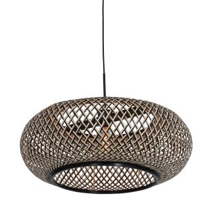 Anne Light & home hanglamp Maze – 1 lichts – 60x 140 cm – beige zwart Anne Light & home hanglamp Maze – 1 lichts – 60x 140 cm – beige zwart