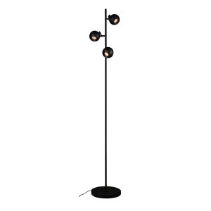 Artdelight vloerlamp Bolero – 3 lichts – 25 x 160 cm – zwart Artdelight vloerlamp Bolero – 3 lichts – 25 x 160 cm – zwart