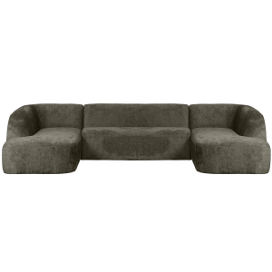 WOOOD u-vorm bank Sloping – Velvet – Frost – 77x339x225 WOOOD u-vorm bank Sloping – Velvet – Frost – 77x339x225
