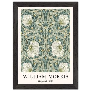Artfulprints Poster met Lijst William Morris – Pimpernel 1876 – A4 21x Artfulprints Poster met Lijst William Morris – Pimpernel 1876 – A4 21x