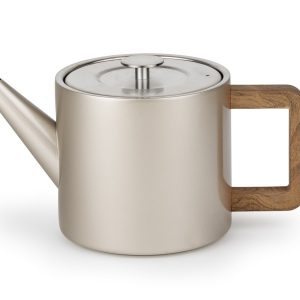 Bredemeijer – Dubbelwandige theepot Narvik – 1,1 liter – Champagne – M Bredemeijer – Dubbelwandige theepot Narvik – 1,1 liter – Champagne – M