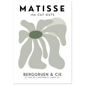 Artfulprints Poster Matisse – Floral dream – A4 21×29.7 cm – Grijs Artfulprints Poster Matisse – Floral dream – A4 21×29.7 cm – Grijs
