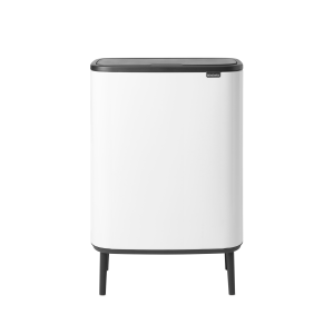 Brabantia Bo Touch Bin Hi, met 2 binnenemmers, 2 x 30 liter – White Brabantia Bo Touch Bin Hi, met 2 binnenemmers, 2 x 30 liter – White