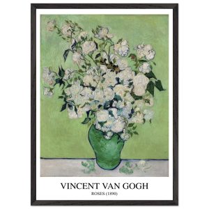 Artfulprints Poster met Lijst Vincent van Gogh – Roses – 50×70 cm – Gr Artfulprints Poster met Lijst Vincent van Gogh – Roses – 50×70 cm – Gr