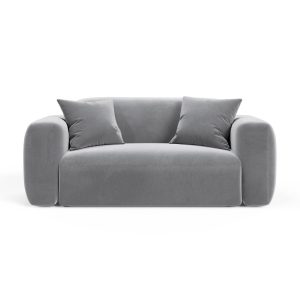 Cosmopolitan Design Modulaire bank Strino 2-zits, flueel grijs – 98×18 Cosmopolitan Design Modulaire bank Strino 2-zits, flueel grijs – 98×18