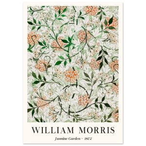 Artfulprints Poster William Morris – Jasmine garden – A4 21×29.7 cm –