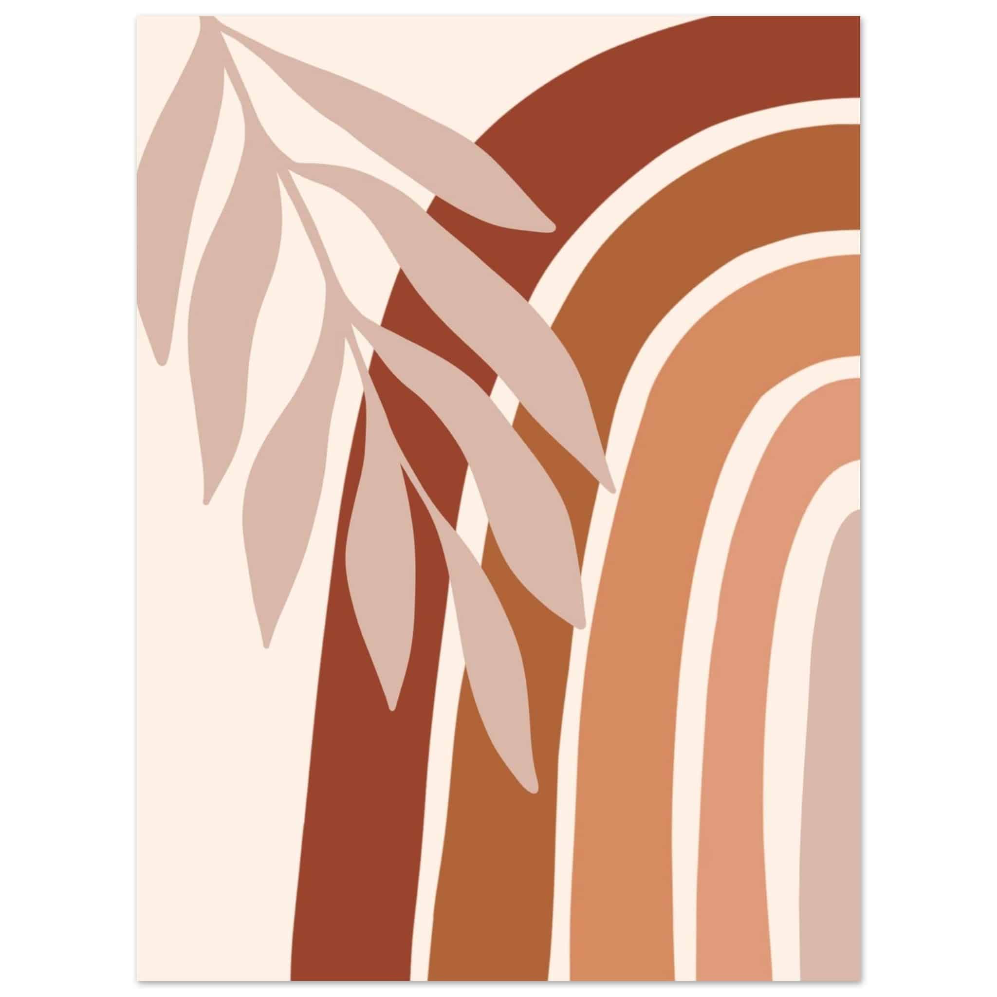 Artfulprints Poster Boho – Radiant growth - 30x40 cm - Meerkleurig