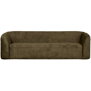WOOOD 3-zits bank Sloping – Structure Velvet – Bonsai – 77x240x87 WOOOD 3-zits bank Sloping – Structure Velvet – Bonsai – 77x240x87