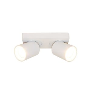 Artdelight spot Megano – 2 lichts – 20 x 11.5 cm – wit Artdelight spot Megano – 2 lichts – 20 x 11.5 cm – wit