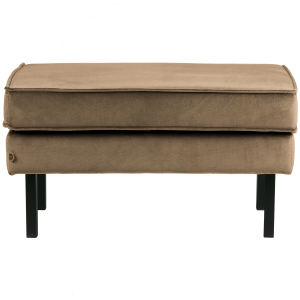 WOOOD hocker op poten Rodeo – Velvet – Taupe – 45x84x54 WOOOD hocker op poten Rodeo – Velvet – Taupe – 45x84x54