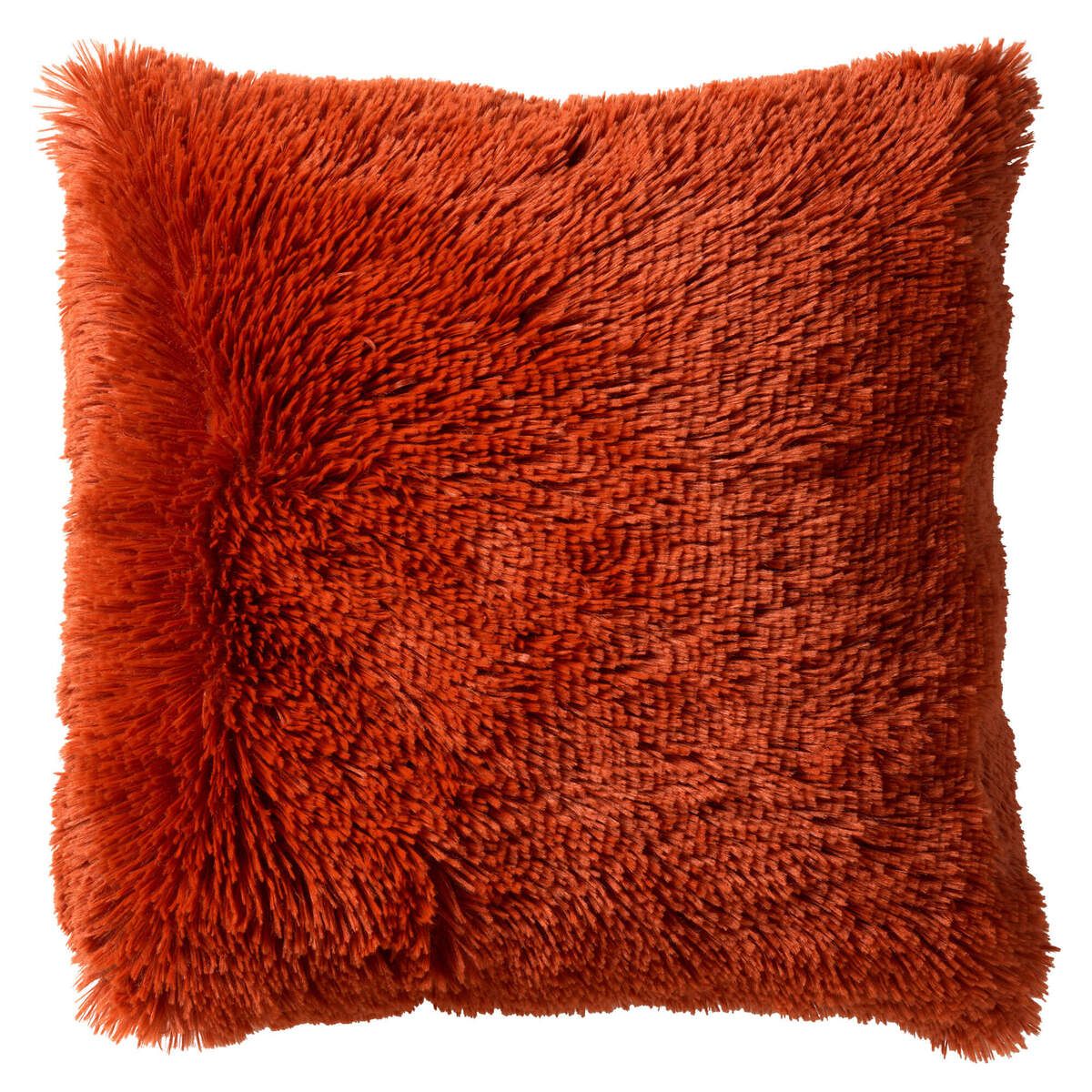 FLUFFY - Kussenhoes 45x45 cm - superzacht - effen kleur - Potters Clay
