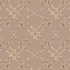Behang Bamboo Trellis Brown/gray Behang Bamboo Trellis Brown/gray