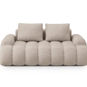 Cosmopolitan Design Bank Linz 2-zits, structurele stof zand – 100x175x Cosmopolitan Design Bank Linz 2-zits, structurele stof zand – 100x175x