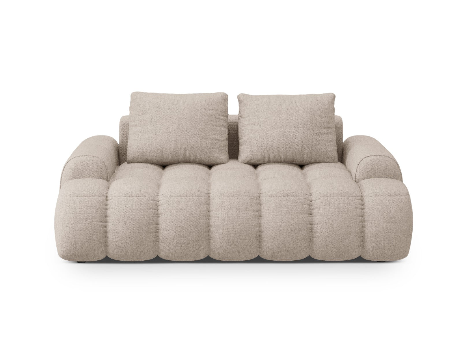 Cosmopolitan Design Bank Linz 2-zits, structurele stof zand - 100x175x