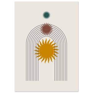 Artfulprints Boho – Sunny arch poster A4 21×29.7 cm Artfulprints Boho – Sunny arch poster A4 21×29.7 cm