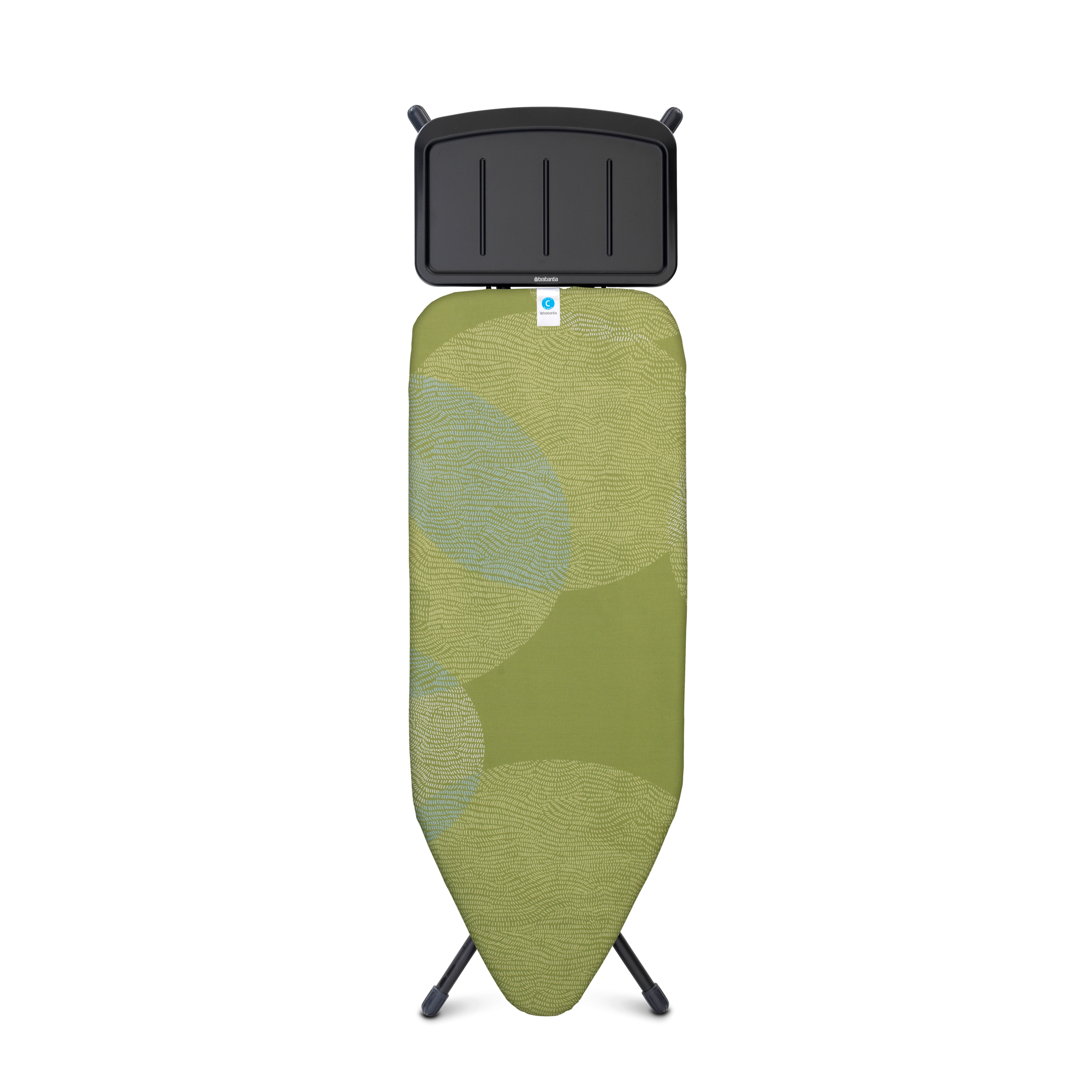 Brabantia Strijkplank C, 124x45 cm, solide stoomunithouder - Calm rust