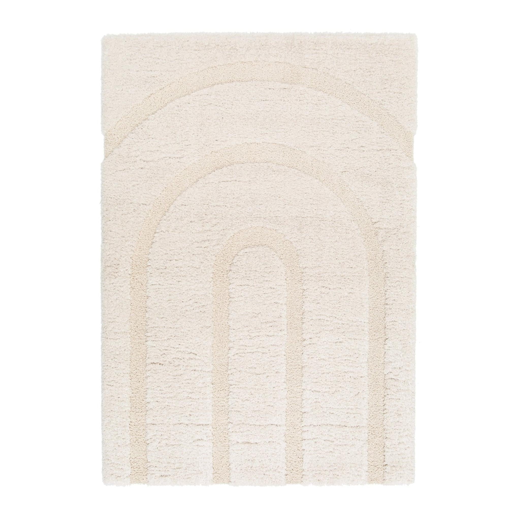 AFK Living vloerkleed Arcadia - reliëfeffect - beige - 200 x 290 cm