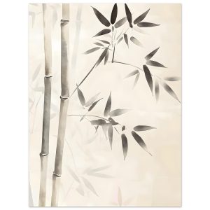 Artfulprints Poster Boho – Bamboo lines – 30×40 cm – beige Artfulprints Poster Boho – Bamboo lines – 30×40 cm – beige