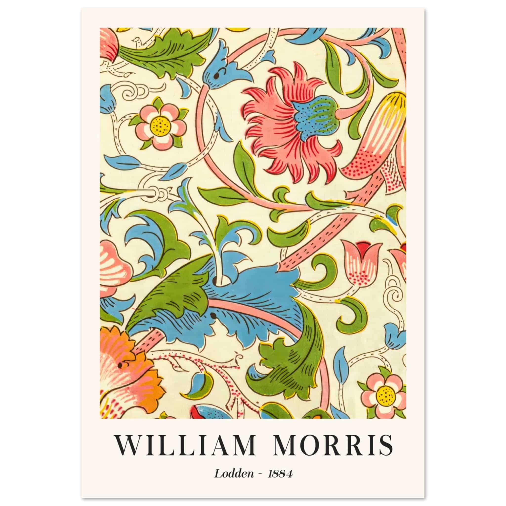 Artfulprints Poster William Morris - Lodden 1884 - 70x100 cm - Meerkle