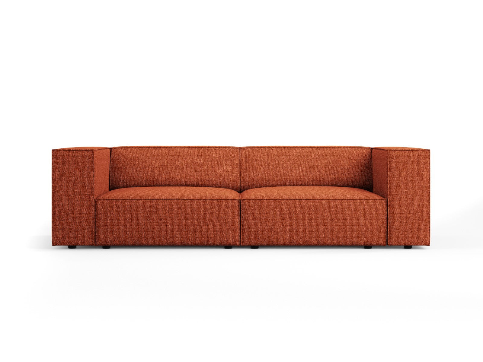 Cosmopolitan Design Bank Arendal 3-zits, chenille, terracotta - 102x20