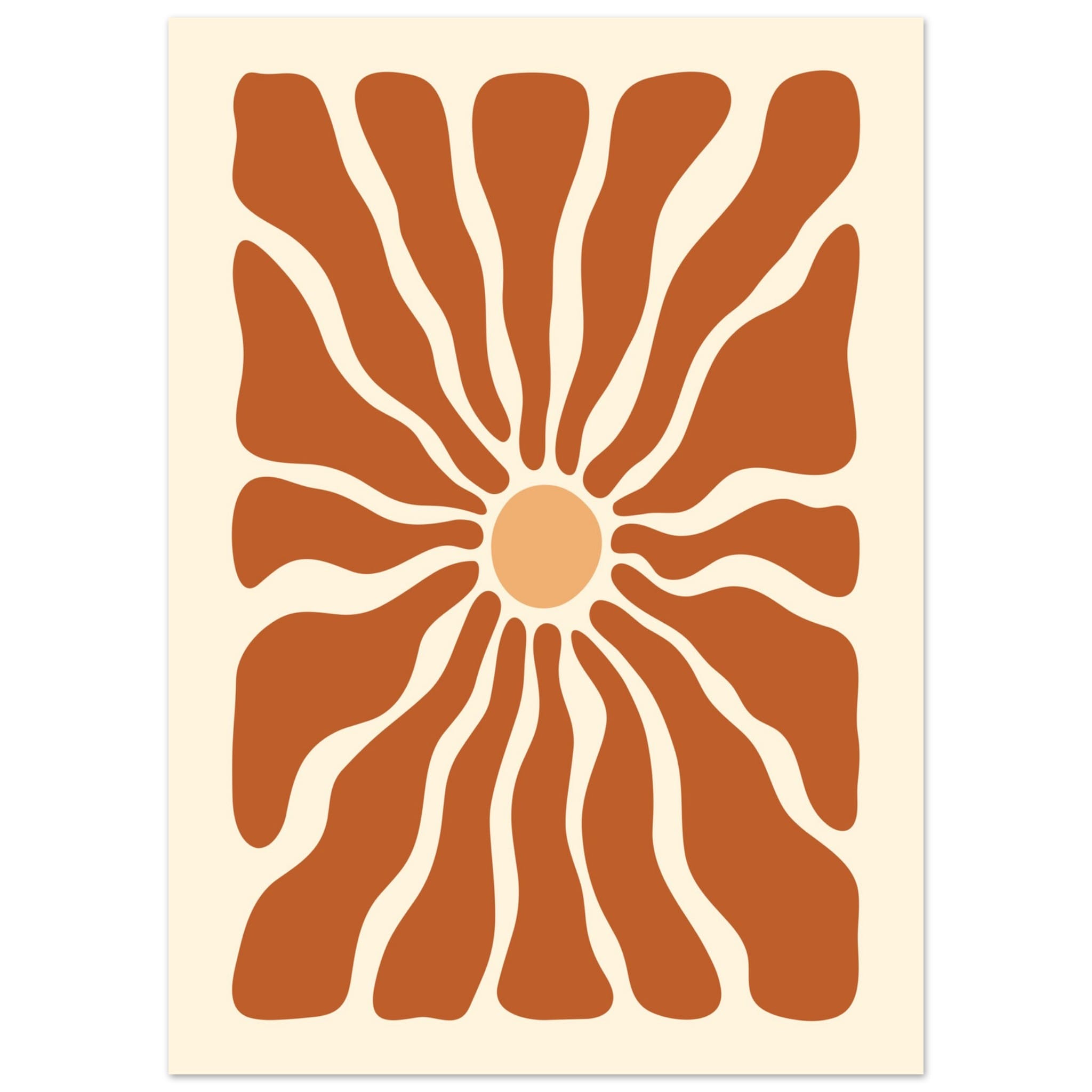 Artfulprints Boho - Ibiza sun poster 50x70 cm