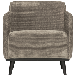 WOOOD fauteuil met arm Statement – Ribstof – Clay – 77x72x93 WOOOD fauteuil met arm Statement – Ribstof – Clay – 77x72x93