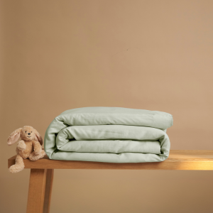 Coco & Cici – Kids – TENCEL Sateen Dekbedovertrek Grijs groen – 140×20 Coco & Cici – Kids – TENCEL Sateen Dekbedovertrek Grijs groen – 140×20