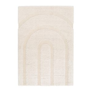 AFK Living vloerkleed Arcadia – reliëfeffect – beige – 160 x 230 cm
