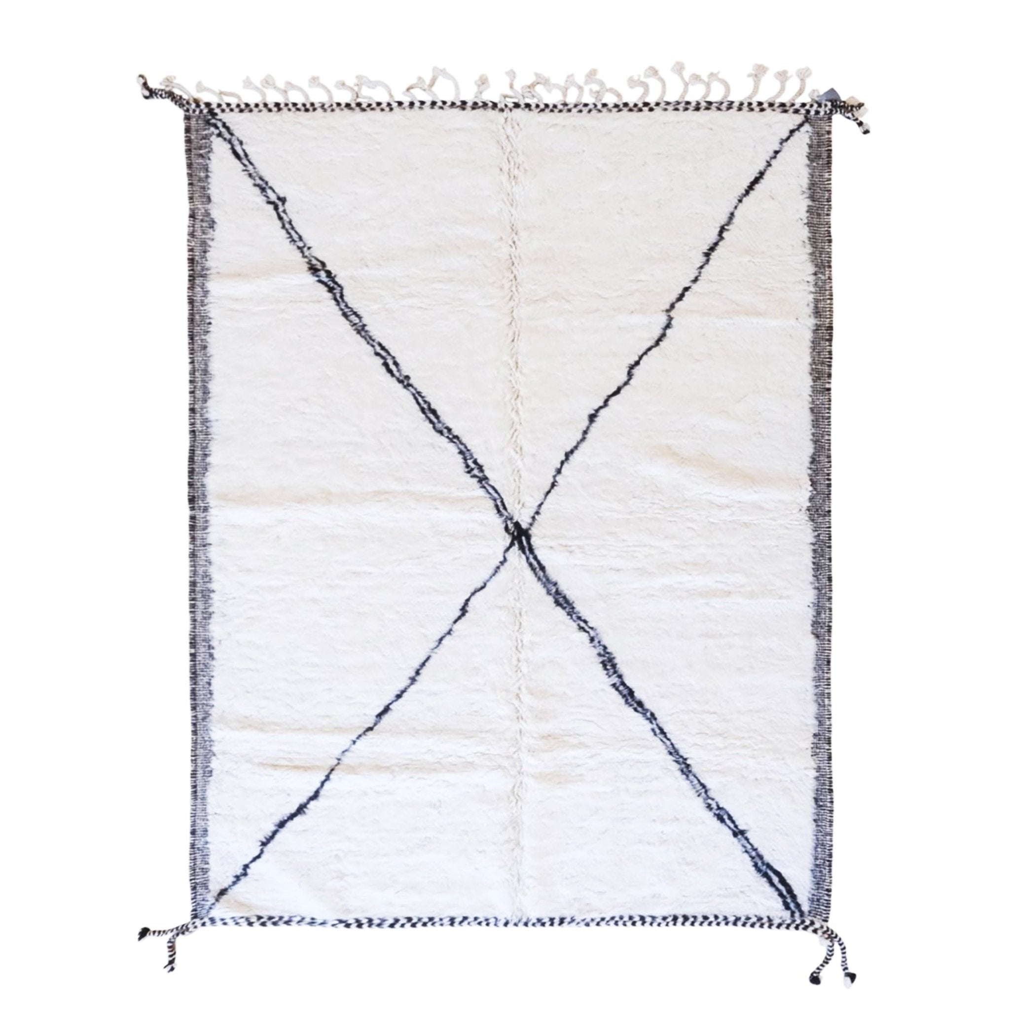 AFK Living vloerkleed Berber - handgemaakt - Wol - 203 x 285 cm