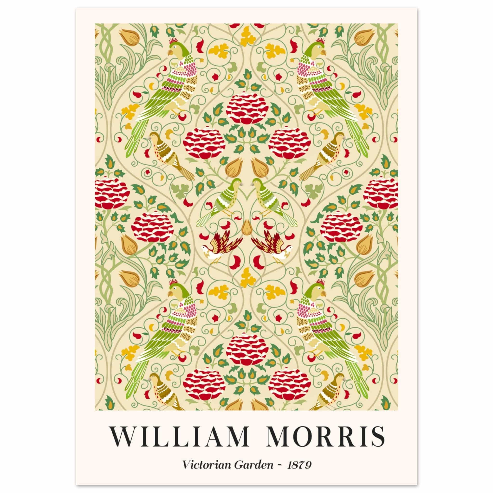 Artfulprints Poster William Morris - Victorian garden 1879 - 50x70 cm