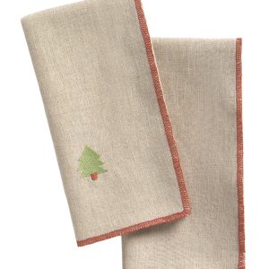 Calma House Servet (set van 2 stuks) Joy – Meerkleurig – 45×45