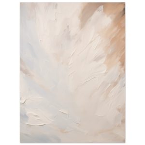 Artfulprints Poster Abstract – Skyfall 2 – 30×40 cm – Taupe