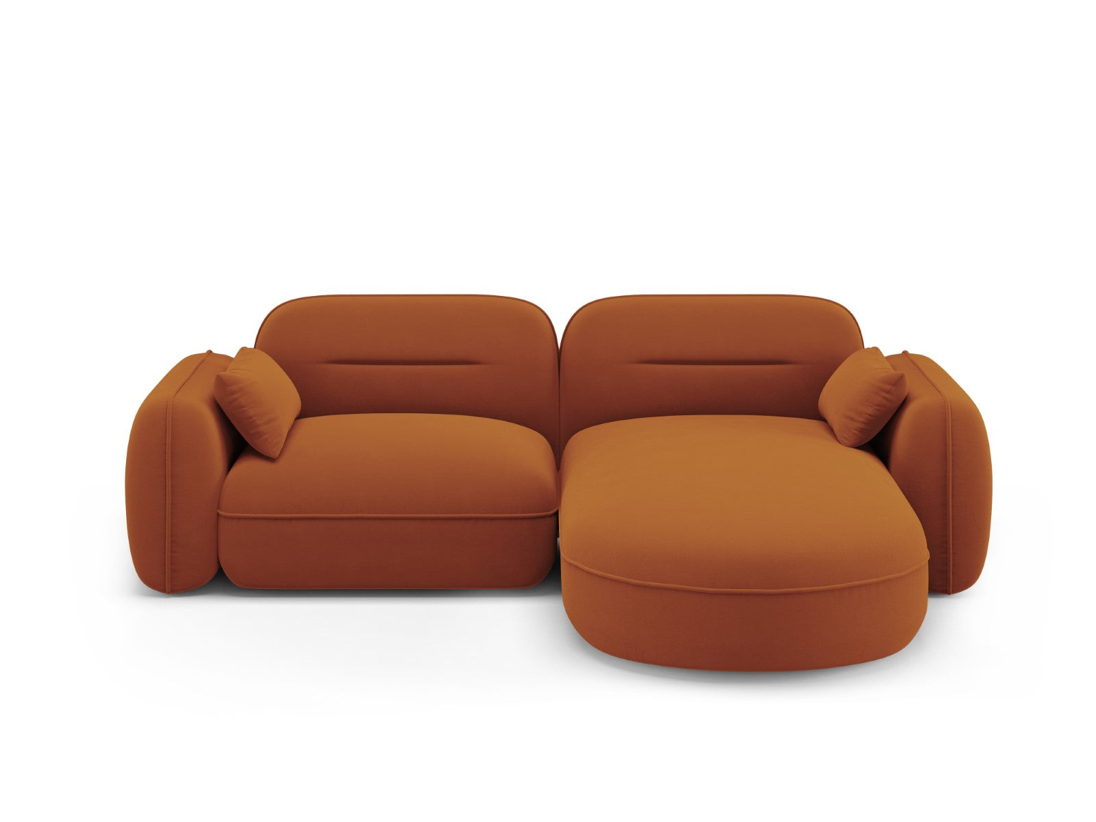 Cosmopolitan Design Modulaire hoekbank rechts Sydney 3-zits, flueel, t