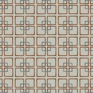Catchii Behang Golden Square Brown/blue Catchii Behang Golden Square Brown/blue