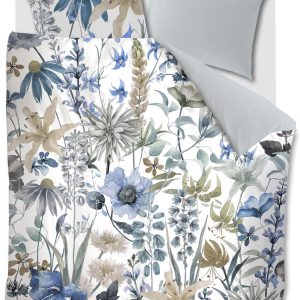 Beddinghouse dekbedovertrek Sybil – 200×200/220 cm – blauw Beddinghouse dekbedovertrek Sybil – 200×200/220 cm – blauw