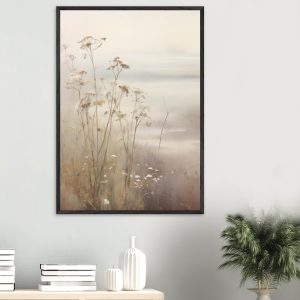 Artfulprints Poster Foggy flowerfield 2 – 70×100 cm – Taupe Artfulprints Poster Foggy flowerfield 2 – 70×100 cm – Taupe