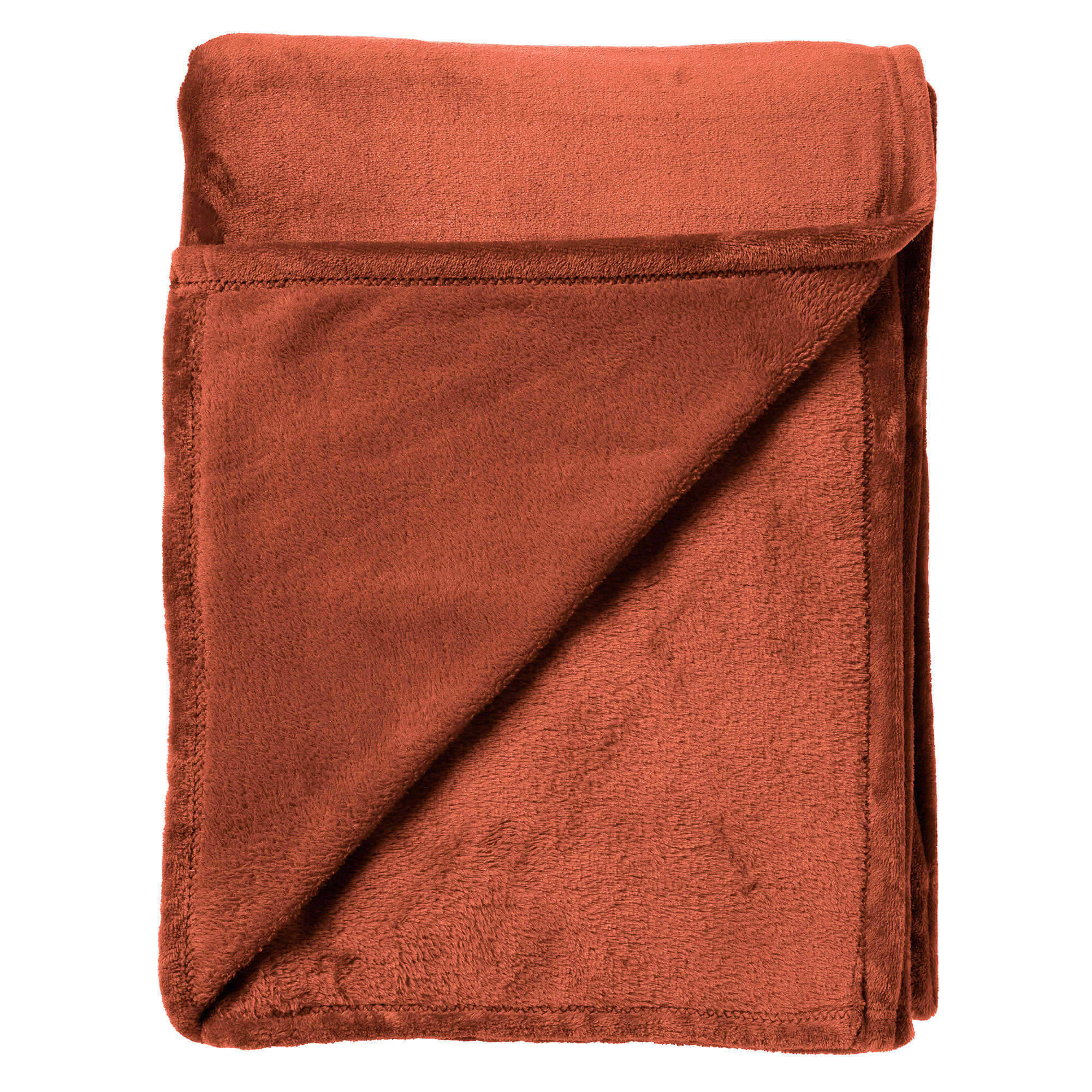 BILLY - Plaid 150x200 cm - flannel fleece - superzacht - Potters Clay