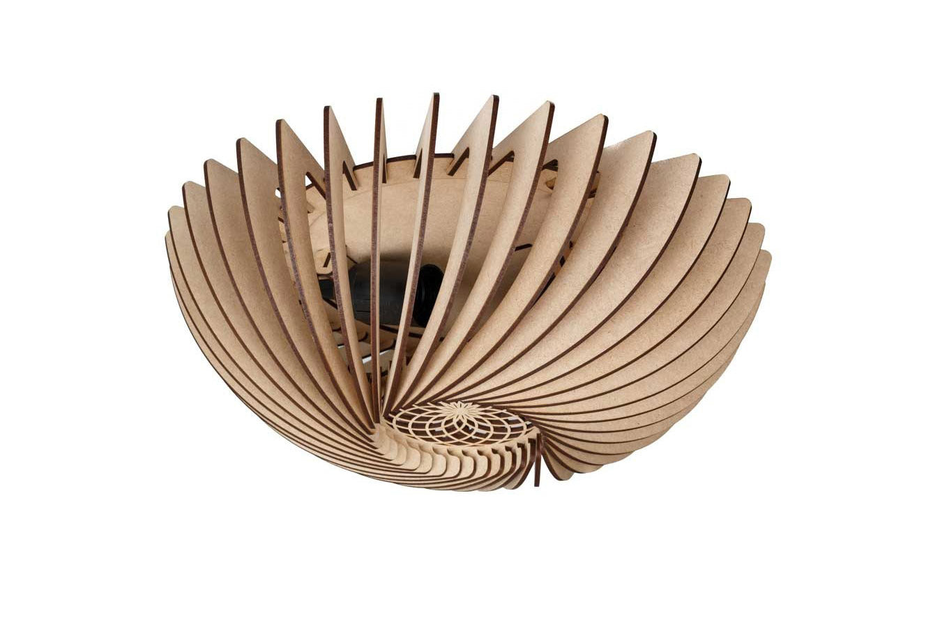 Blij Design plafondlamp Orb - 2 lichts - 36 x 13 cm - beige