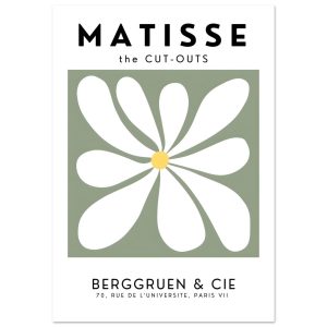 Artfulprints Poster Matisse – Floral motion – 70×100 cm – Grijs Artfulprints Poster Matisse – Floral motion – 70×100 cm – Grijs